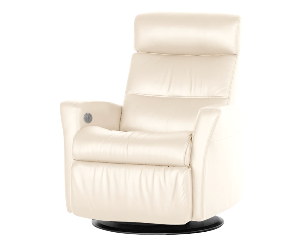 Trend Leather Snow | Norwegian Comfort Paradise Recliner | Valley Ridge Furniture