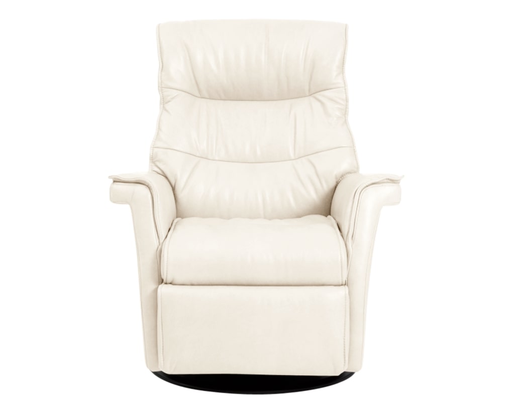 Trend Leather Snow | Norwegian Comfort Chelsea Recliner | Valley Ridge Furniture