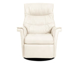 Trend Leather Snow | Norwegian Comfort Chelsea Recliner | Valley Ridge Furniture