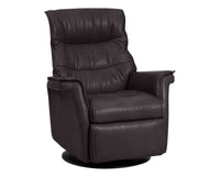 Trend Leather Chocolate | Norwegian Comfort Chelsea Recliner | Valley Ridge Furniture