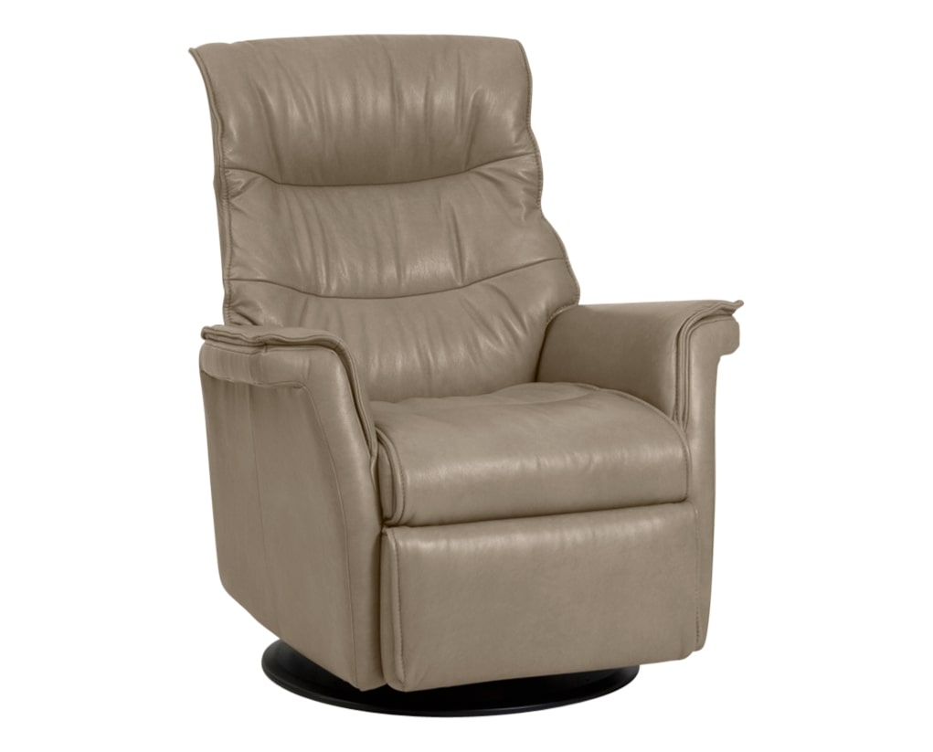 Trend Leather Pebble | Norwegian Comfort Chelsea Recliner | Valley Ridge Furniture