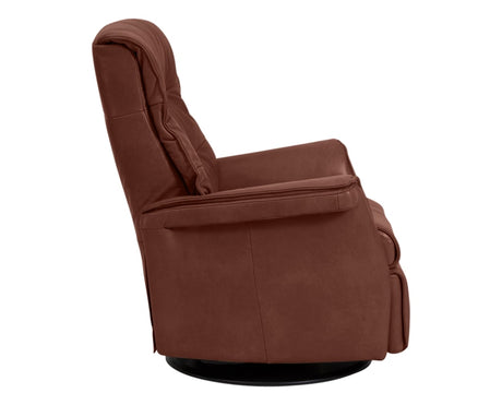 Trend Leather Cognac | Norwegian Comfort Chelsea Recliner | Valley Ridge Furniture