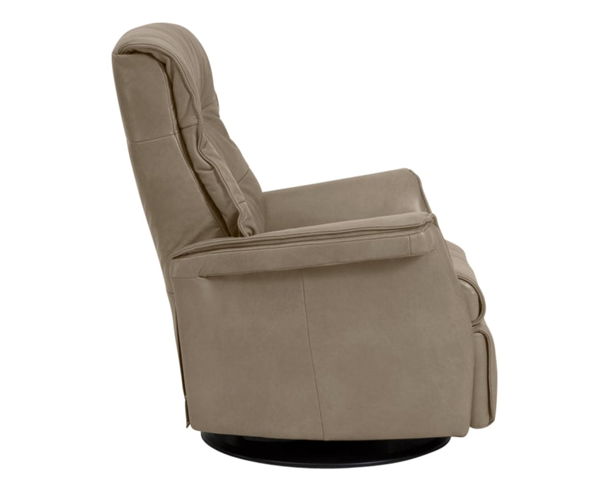 Trend Leather Pebble | Norwegian Comfort Chelsea Recliner | Valley Ridge Furniture
