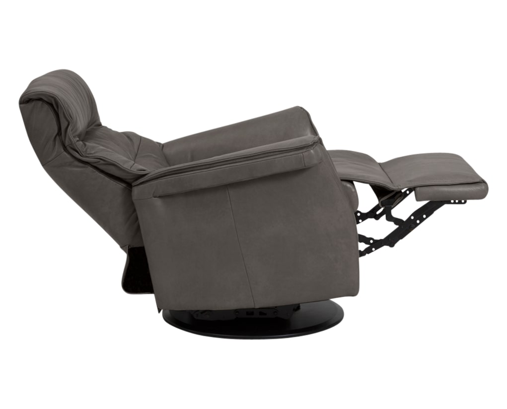 Trend Leather Graphite | Norwegian Comfort Chelsea Recliner | Valley Ridge Furniture