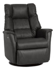 Sauvage Leather Anthracite | Norwegian Comfort Victor Recliner | Valley Ridge Furniture