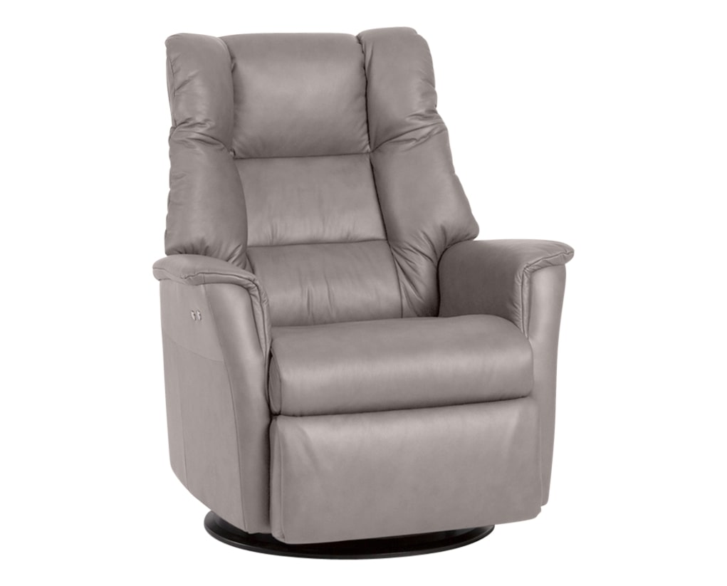 Trend Leather Cinder | Norwegian Comfort Victor Recliner | Valley Ridge Furniture