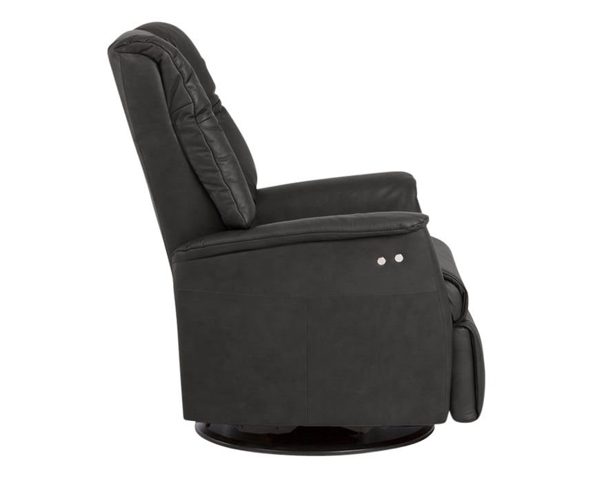 Sauvage Leather Anthracite | Norwegian Comfort Victor Recliner | Valley Ridge Furniture