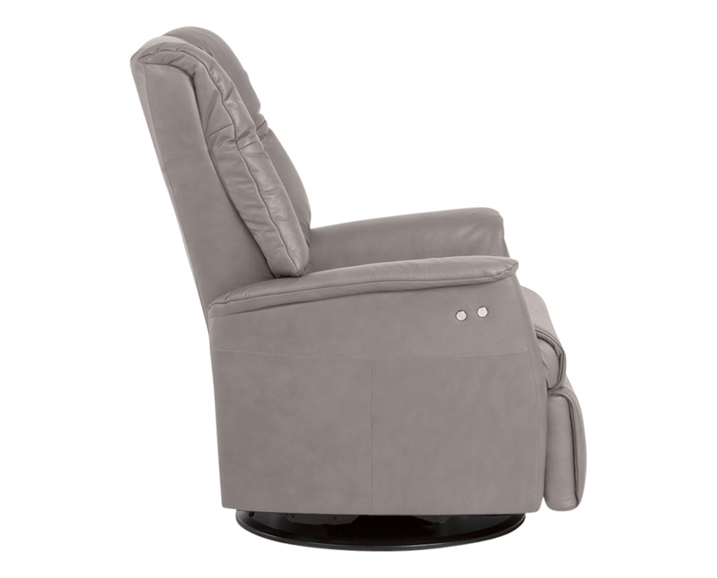 Trend Leather Cinder | Norwegian Comfort Victor Recliner | Valley Ridge Furniture