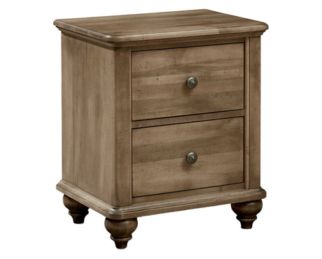 Aged Wheat | Durham Perfect Balance Millcroft 2 Drawer Night Stand