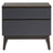 Coffee with Slate Lacquer | West Bros Serra Bedside Chest