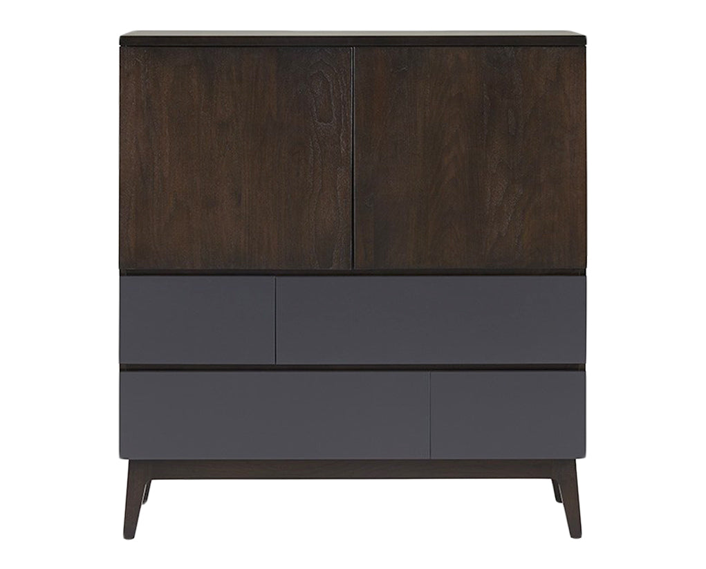 Coffee with Slate Lacquer | West Bros Serra Gent's Chest
