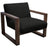 View Fabric Black | Camden Brent Chair | Valley Ridge Furniture