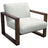 View Fabric White | Camden Brent Chair | Valley Ridge Furniture