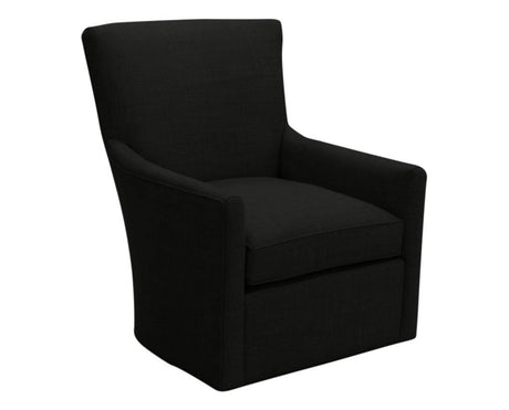 View Fabric Black | Camden June Swivel Chair | Valley Ridge Furniture