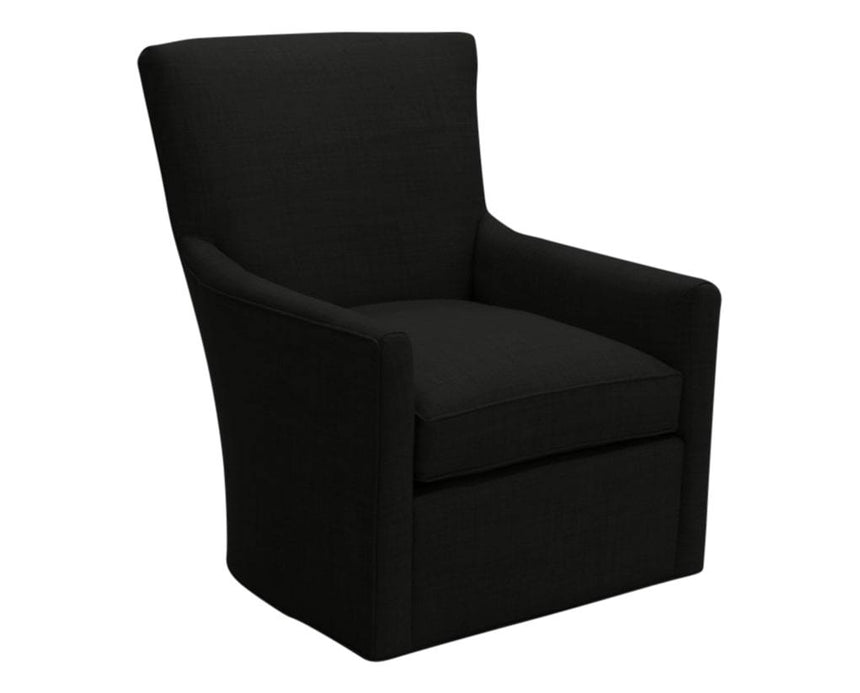 View Fabric Black | Camden June Swivel Chair | Valley Ridge Furniture