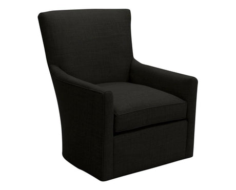 View Fabric Espresso | Camden June Swivel Chair | Valley Ridge Furniture