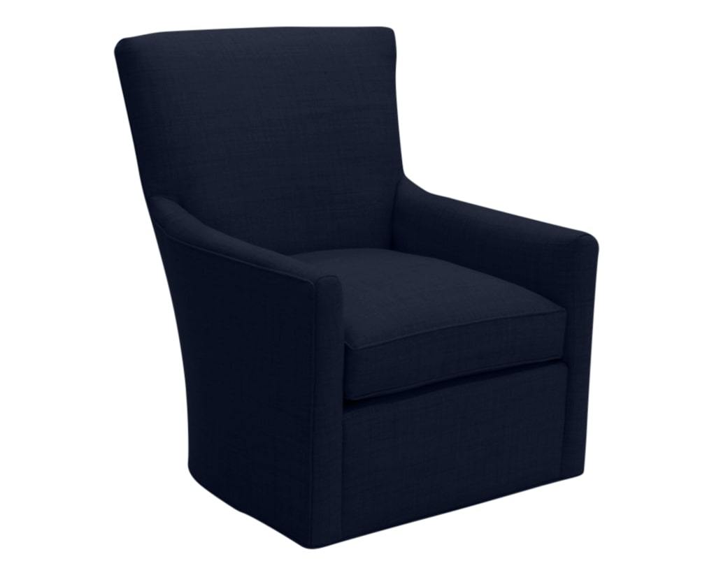 View Fabric Navy | Camden June Swivel Chair | Valley Ridge Furniture