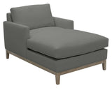 Douglas Fabric Charcoal | Camden Manhattan Chaise | Valley Ridge Furniture