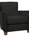 Drake Fabric Charcoal | Lee Industries 1017 Chair | Valley Ridge Furniture