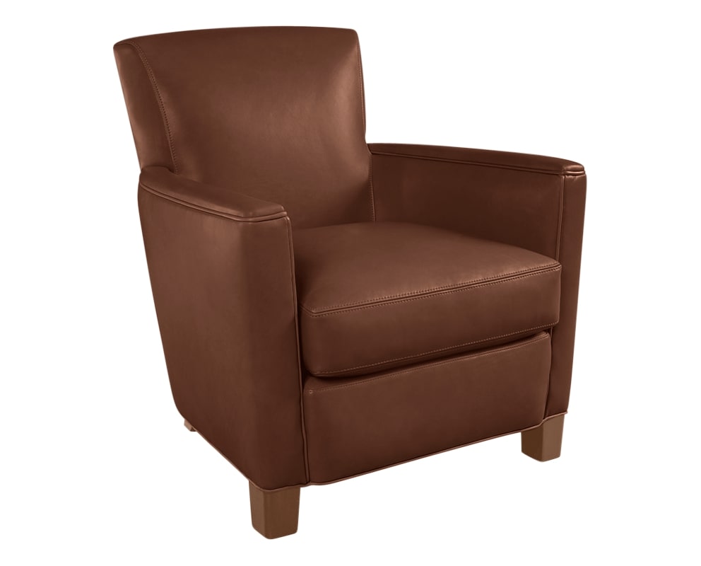 Harness Leather Whiskey | Lee Industries 1017 Chair | Valley Ridge Furniture