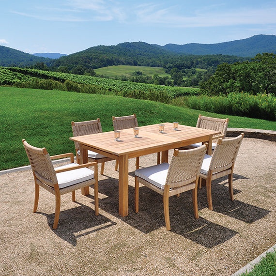 102in Rectangular Extension Table | Kingsley Bate Hyannis Collection | Valley Ridge Furniture