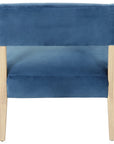 Surrey Azure Fabric with Natural Whitewash Ash | Gary Club Chair | Valley Ridge Furniture