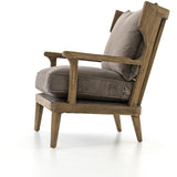 Imperial Mist Fabric & Lamont Natural Parawood | Lennon Chair | Valley Ridge Furniture