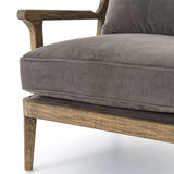 Imperial Mist Fabric & Lamont Natural Parawood | Lennon Chair | Valley Ridge Furniture