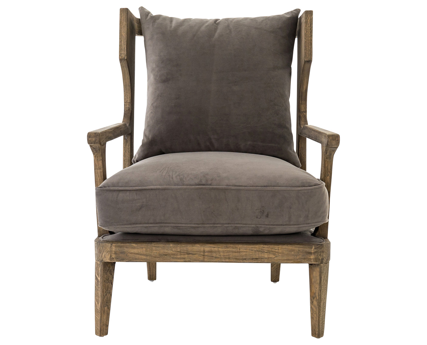 Imperial Mist Fabric & Lamont Natural Parawood | Lennon Chair | Valley Ridge Furniture