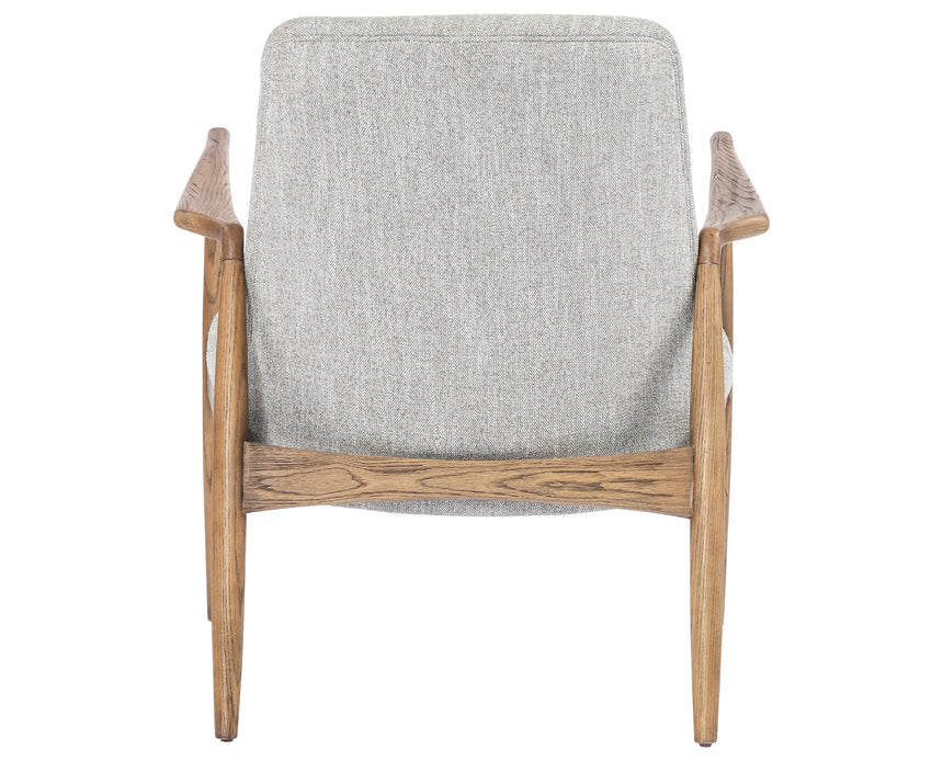 Manor Grey Fabric with Toasted Nettlewood | Braden Chair | Valley Ridge Furniture