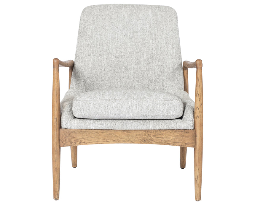 Manor Grey Fabric with Toasted Nettlewood | Braden Chair | Valley Ridge Furniture