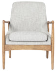 Manor Grey Fabric with Toasted Nettlewood | Braden Chair | Valley Ridge Furniture