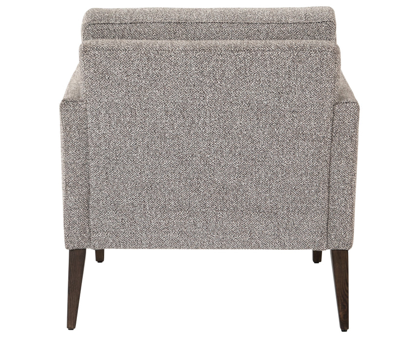 Astor Ink Fabric with Sienna Brown Oak | Olson Chair | Valley Ridge Furniture