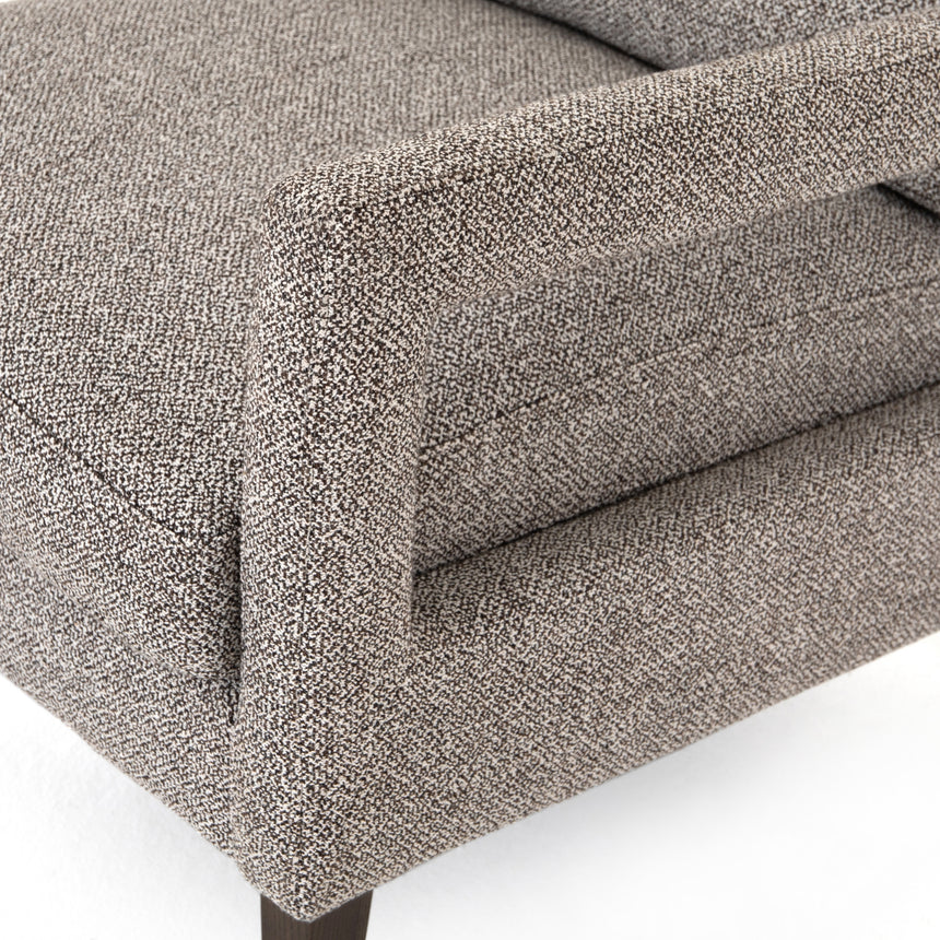 Astor Ink Fabric with Sienna Brown Oak | Olson Chair | Valley Ridge Furniture