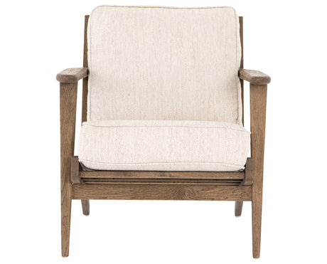Avant Natural Fabric with Honey Grey Oak | Brooks Lounge Chair | Valley Ridge Furniture