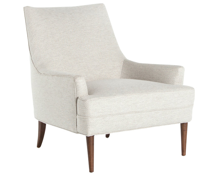 Noble Platinum Fabric with Almond Parawood | Danya Chair | Valley Ridge Furniture