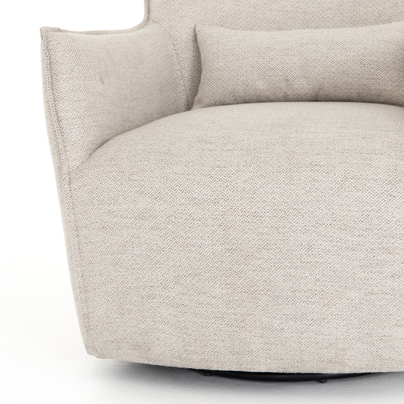 Noble Platinum Fabric | Kimble Swivel Chair | Valley Ridge Furniture