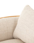 Thames Cream Fabric and Natural Cane with Natural Oak | June Chair | Valley Ridge Furniture
