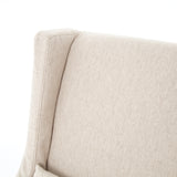 Jette Linen Fabric | Swivel Wing Chair | Valley Ridge Furniture