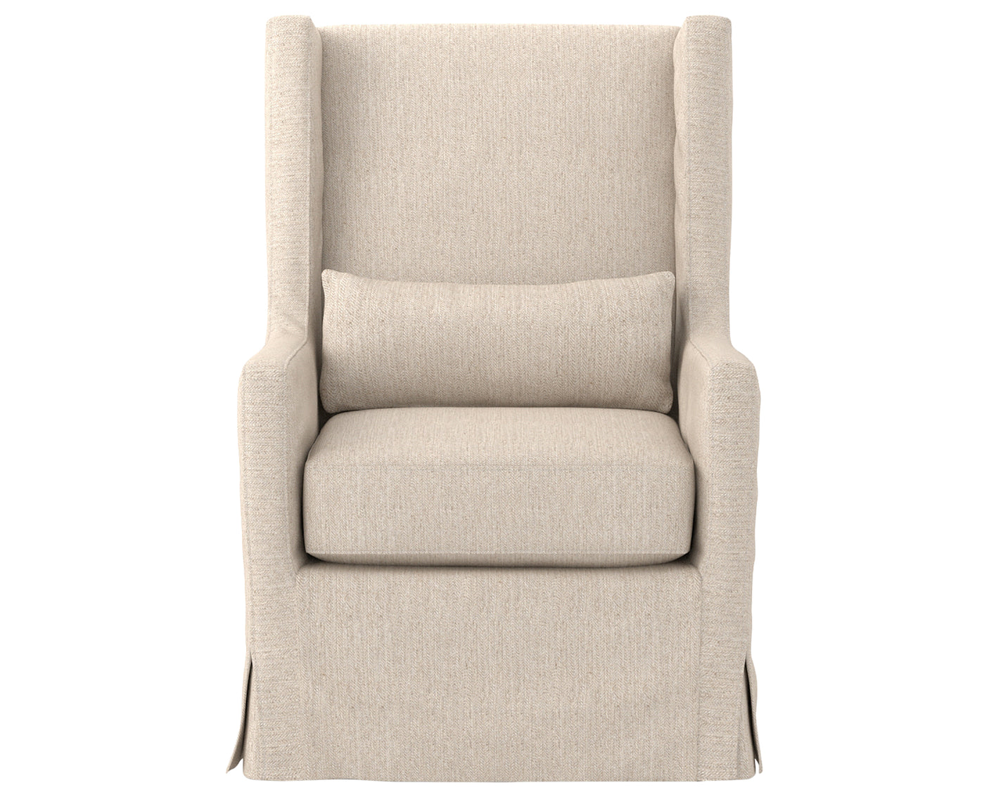 Jette Linen Fabric | Swivel Wing Chair | Valley Ridge Furniture