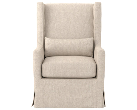 Jette Linen Fabric | Swivel Wing Chair | Valley Ridge Furniture