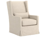 Jette Linen Fabric | Swivel Wing Chair | Valley Ridge Furniture
