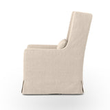 Jette Linen Fabric | Swivel Wing Chair | Valley Ridge Furniture