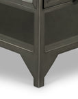 Gunmetal Antimony & Tempered Glass | Shadow Box Coffee Table | Valley Ridge Furniture