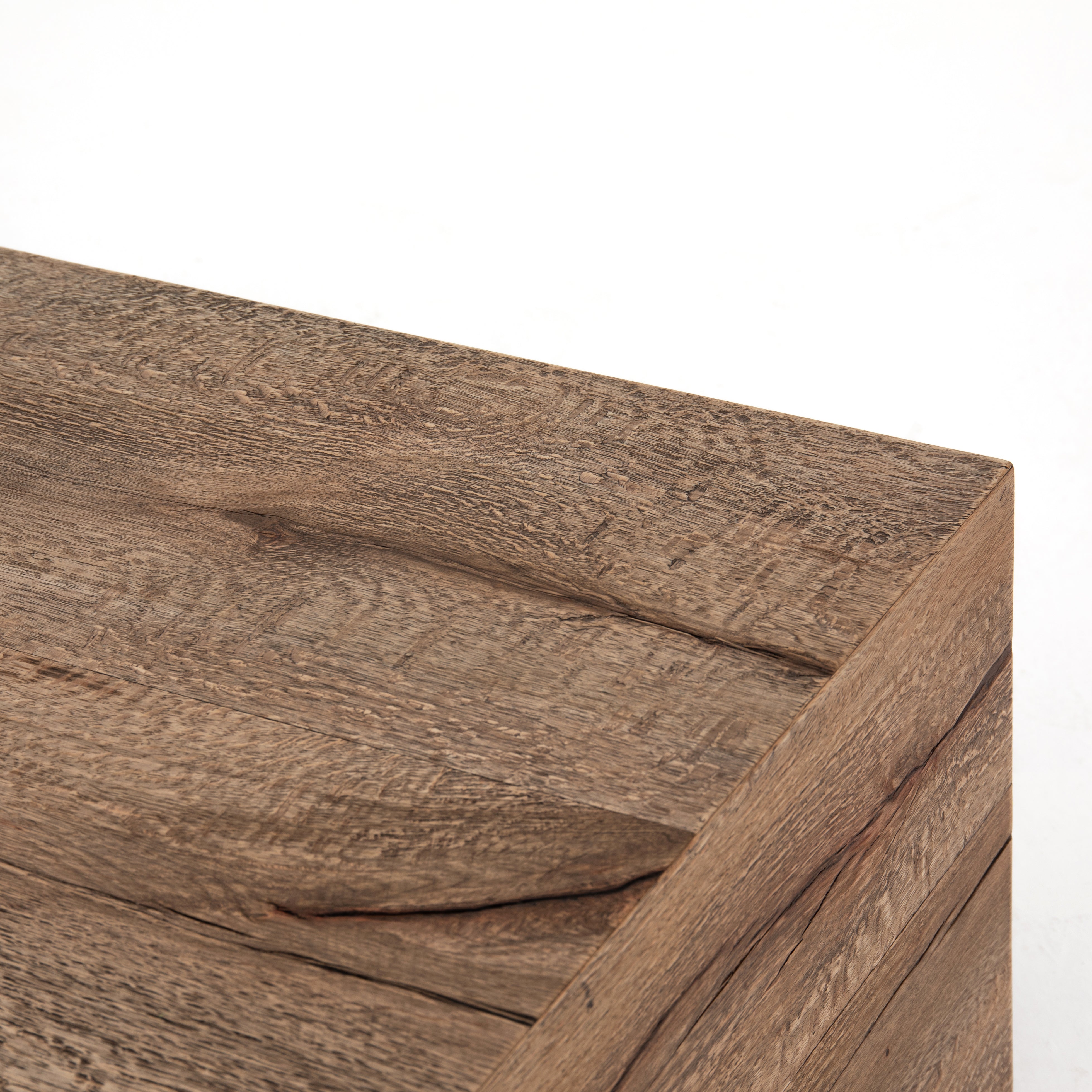 Rustic Oak | Covell Corner Table | Valley Ridge Furniture