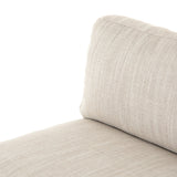 Gable Taupe Fabric & Distressed Natural Parawood with Aged Bronze Iron | Memphis Chair | Valley Ridge Furniture