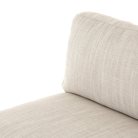 Gable Taupe Fabric & Distressed Natural Parawood with Aged Bronze Iron | Memphis Chair | Valley Ridge Furniture