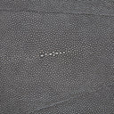 Grey Shagreen & Antique Brass | Shagreen Round Coffee Table