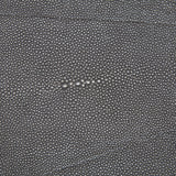 Grey Shagreen & Antique Brass | Shagreen Round Coffee Table