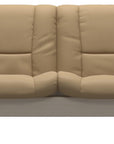Paloma Leather Sand and Whitewash Base | Stressless Buckingham 2-Seater Low Back Sofa | Valley Ridge Furniture